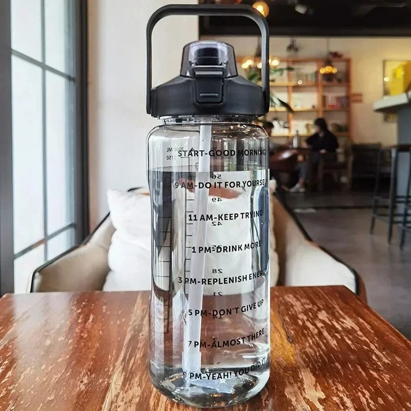 Water Bottle with Straw